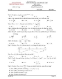 Đề thi học kì 1 môn Toán lớp 12 năm 2022-2023 - Trường THPT Phùng Khắc Khoan