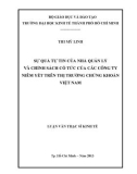 Luận văn Thạc sĩ Kinh tế: Sự quá tự tin của nhà quản lý và chính sách cổ tức của các công ty niêm yết trên thị trường chứng khoán Việt Nam