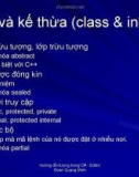 C Sharp và kiến trúc .NET. C Sharp cơ bản- P23