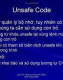 C Sharp và kiến trúc .NET. C Sharp cơ bản- P22