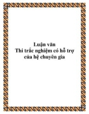 Luận văn Thi trắc nghiệm có hỗ trợ của hệ chuyên gia