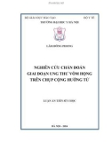 Luận án Tiến sĩ Y học: Nghiên cứu chẩn đoán giai đoạn ung thư vòm họng trên chụp cộng hưởng từ