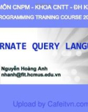 Bài giảng Hibernate query language - Nguyễn Hoàng Anh