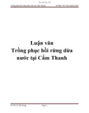 Luận văn Trồng phục hồi rừng dừa nước tại Cẩm Thanh