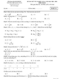 Đề thi thử tốt nghiệp THPT môn Toán năm 2021-2022 (Lần 2) - Trường THPT Trần Quốc Tuấn (Mã đề 134)