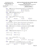 Đề thi giữa học kì 2 môn Toán lớp 12 năm 2022-2023 có đáp án - Trường THPT Duy Tân, Kon Tum (Đề 1)