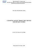 Luận văn Thạc sĩ Văn học: Cảm hứng lịch sử trong tiểu thuyết Nguyễn Huy Tưởng