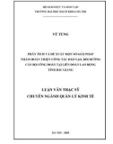 Luận văn Thạc sĩ Quản lý kinh tế: Phân tích và đề xuất một số giải pháp nhằm hoàn thiện công tác đào tạo, bồi dưỡng cán bộ công đoàn tại Liên đoàn lao động tỉnh Bắc Giang