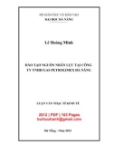 Luận văn Thạc sĩ Kinh tế: Đào tạo nguồn nhân lực tại Công ty TNHH gas Petrolimex Đà Nẵng