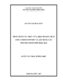 Luận văn Thạc sĩ Hoá học: Phân tích cấu trúc một số dẫn chất chứa Triecpenoit và AZT bằng các phương pháp phổ hiện đại