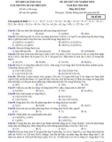 Đề thi thử tốt nghiệp THPT môn Hóa học năm 2022-2023 có đáp án - Cụm trường THPT huyện Điện Bàn, Quảng Nam