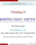 Chương 3: Không gian Vecto