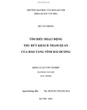 Tóm tắt Khóa luận tốt nghiệp ngành Bảo tàng học: Tìm hiểu hoạt động thu hút khách tham quan của Bảo tàng tỉnh Hải Dương