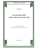 Luận văn Thạc sĩ Văn học: Nguyễn Đình Chiểu trong thể loại truyện Nôm