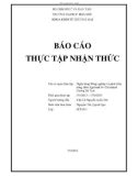 Báo cáo thực tập nhận thức: Ngân hàng Nông nghiệp và phát triển nông thôn Agribank 8– Chi nhánh Dương Bá Trạc