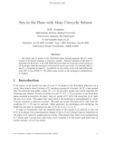 Báo cáo toán học: Sets in the Plane with Many Concyclic Subsets