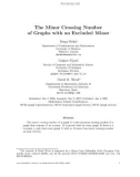 Báo cáo toán học: The Minor Crossing Number of Graphs with an Excluded Minor