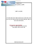 Tóm tắt luận văn Thạc sĩ Khoa học Giáo dục: Tổ chức hoạt động trải nghiệm theo hướng bồi dưỡng năng lực sáng tạo cho học sinh trong dạy học Vật lí 11 trung học phổ thông