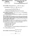 Đề thi khảo sát chất lượng môn Toán lớp 9 năm 2020-2021 - Phòng GD&ĐT Nghi Lộc