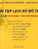 Bài tập lịch sử đô thị: Đô thị Paris – Pháp thời trung đại