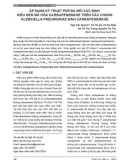 Áp dụng kỹ thuật PCR đa mồi xác định kiểu gen mã hóa carbapenemase trên các chủng Klebsiella pneumoniae sinh carbapenemase