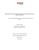 Master's thesis of Science: Relationship between depression, quality of life and foot ulcer healing rates in type 2 diabetic (T2D) patients