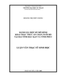 Luận văn: ĐÁNH GIÁ MỘT SỐ MÔ HÌNH KHAI THÁC THỨC ĂN CHĂN NUÔI BÕ TẠI HAI TỈNH BẮC KẠN VÀ VĨNH PHÚC