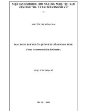 Luận văn Thạc sĩ Sinh học: Đặc điểm di truyền quần thể sâm Ngọc Linh (Panax vietnamensis Ha & Grushv.)