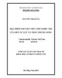 Tóm tắt Luận văn Thạc sỹ ngành Văn học Việt Nam: Đặc điểm truyện viết cho thiếu nhi của Bùi Tự Lực và Trần Trung Sáng
