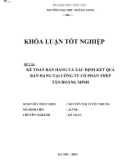 Khóa luận tốt nghiệp: Kế toán bán hàng và xác định kết quả bán hàng tại công ty Cổ phần Thép Tân Hoàng Minh