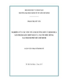 Luận văn Thạc sĩ Kinh tế: Nghiên cứu các yếu tổ ảnh hưởng đến ý định mua sản phẩm giày dép nội của người tiêu dùng tại thành phố Hồ Chí Minh