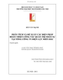 Luận văn Thạc sĩ Khoa học: Phân tích và đề xuất các biện pháp hoàn thiện công tác quản trị nhân sự tại Tổng công ty Điện lực miền Bắc