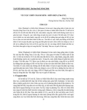 Báo cáo nghiên cứu khoa học:  VỀ CUỘC CHIẾN TRANH XIÊM - MIẾN ĐIỆN (1766-1767)