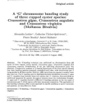 Báo cáo khoa hoc:A ’G’ chromosome banding study of three cupped oyster species: Crassostrea gigas, Crassostrea angulata and Crassostrea virginica