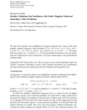 Báo cáo hóa học:  Research Article Positive Solutions for Nonlinear nth-Order Singular Nonlocal Boundary Value Problems