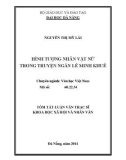 Tóm tắt luận văn Thạc sĩ Khoa học Xã hội và Nhân văn: Hình tượng nhân vật nữ trong truyện ngắn Lê Minh Khuê