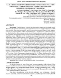 Early results of open reduction and internal fixation for clavicle fractures in Can Tho university of medicine and pharmacy hospital