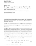 Báo cáo hóa học:   Research Article The Monotone Iterative Technique for Three-Point Second-Order Integrodifferential Boundary Value Problems with p-Laplacian