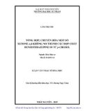 Luận văn Thạc sĩ Hóa học: Tổng hợp, chuyển hóa một số xetone α,β-không no thành các hợp chất benzothiazepine đi từ p-cresol