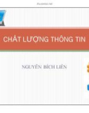 Bài giảng Chất lượng thông tin - Nguyễn Bích Liên