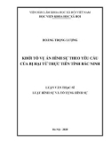 Luận văn Thạc sĩ Luật Hình sự và Tố tụng hình sự: Khởi tố vụ án hình sự theo yêu cầu của bị hại từ thực tiễn tỉnh Bắc Ninh