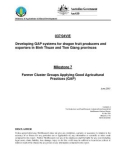 Báo cáo nghiên cứu khoa học: Developing GAP systems for dragon fruit producers and exporters in Binh Thuan and Tien Giang provinces (Milestone 7)