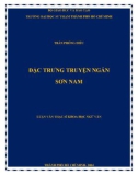 Luận văn Thạc sĩ Khoa học Ngữ văn: Đặc trưng truyện ngắn Sơn Nam