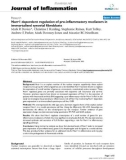 Báo cáo y học: Early Nurr1 dependent regulation of pro-inflammatory mediators in immortalised synovial fibroblasts