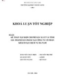 Khóa luận tốt nghiệp: Kế toán tập hợp chi phí sản xuất và tính giá thành sản phẩm tại Công ty Cổ phần Khách sạn Dịch vụ Hà Nam