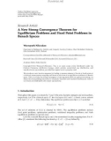 Báo cáo hóa học:   Research Article A New Strong Convergence Theorem for Equilibrium Problems and Fixed Point Problems in Banach Spaces