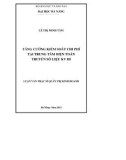 Luận văn Thạc sĩ Quản trị kinh doanh: Tăng cường kiểm soát chi phí tại Trung tâm Điện toán Truyền số liệu KVIII