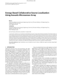 Báo cáo hóa học:  Energy-Based Collaborative Source Localization Using Acoustic Microsensor Array