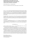 Báo cáo hóa học: HAJEK-RENYI-TYPE INEQUALITY FOR SOME NONMONOTONIC FUNCTIONS OF ASSOCIATED RANDOM VARIABLES