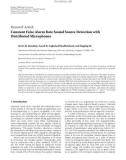 Báo cáo hóa học:   Research Article Constant False Alarm Rate Sound Source Detection with Distributed Microphones